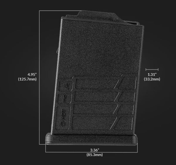 MDT 6mm ARC 10 Round Polymer Magazine