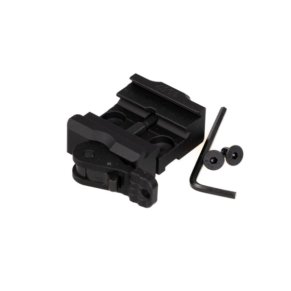 Sunwayfoto SDC-75 75mm Arca-Swiss Lever Clamp – Picatinny Adapter For Tripod & 17S Bipod, Quick Release Plate With Bubble Level