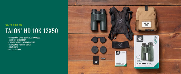 Vortex Talon HD 10K 12x50 Rangefinding Ballistic Binoculars