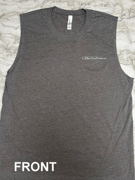 SAP Bullet Muscle T-Shirts - Gray