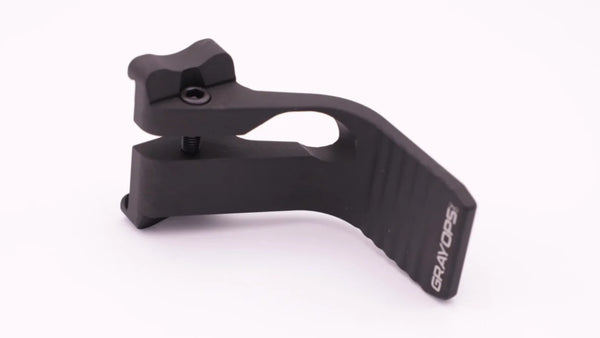 Gray Ops CNC Bag Stop - "SHORTY" Arca Mount