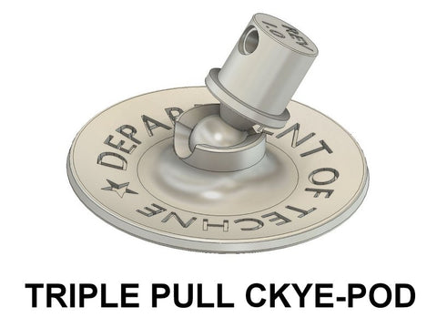 D.O.T. Ckye-Pod TRIPLE Pull Ski Feet