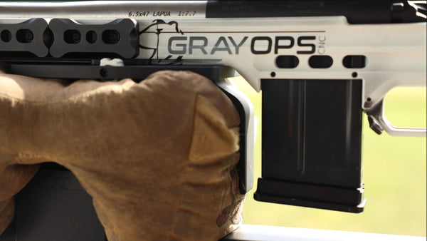 Gray Ops CNC Bag Stop - Mini Plate