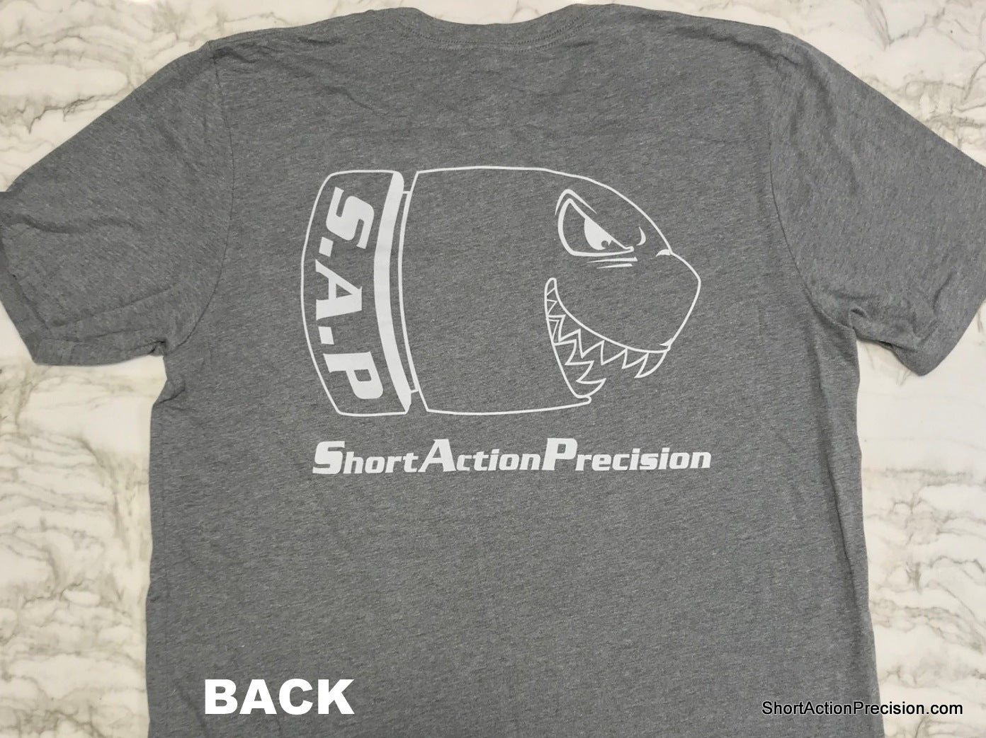 SAP Bullet Shirt Gray Short Action Precision Sap bullet shirt gray short action precision
