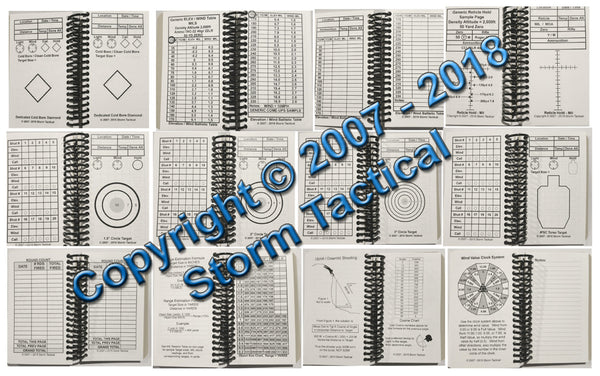 Storm Tactical Rimfire Mini Data Book